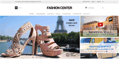 Desktop Screenshot of fashioncenterparis.com